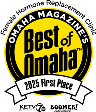 Omaha Magazine - Best of Omaha 2025 First Place - Female Hormone Replacement Clinic